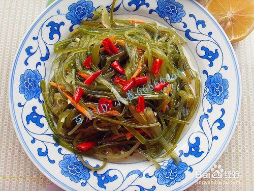 補鈣降血壓美食——蒜蓉手撕裙帶菜