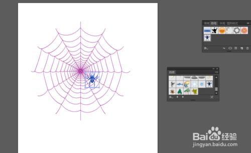 怎麼用AI繪製蜘蛛網圖案
