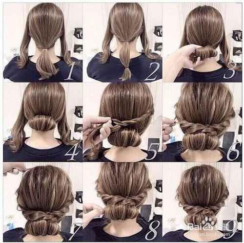 韓式編髮髮型教程