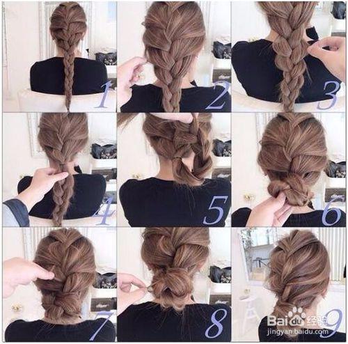韓式編髮髮型教程