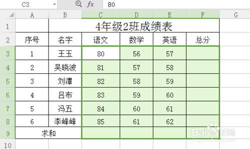 在excel中如何快速求和?excel中怎麼快速求和？