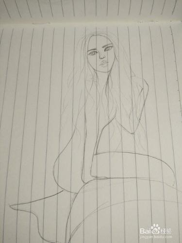 “美人魚”的簡單畫法