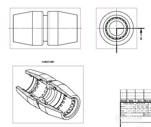 UG NX9.0 建立軸測圖剖檢視