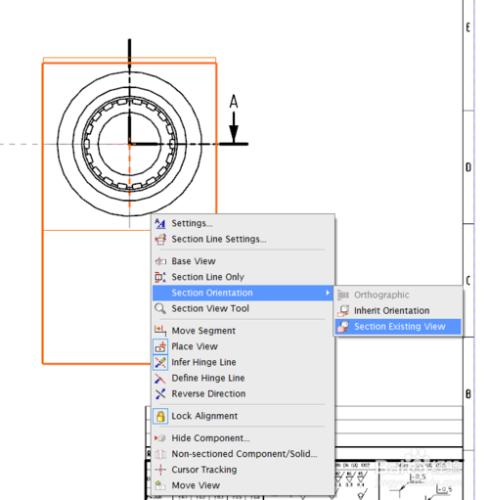 UG NX9.0 建立軸測圖剖檢視