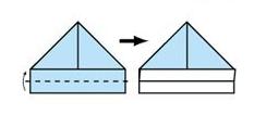 摺紙帽子的折法圖解