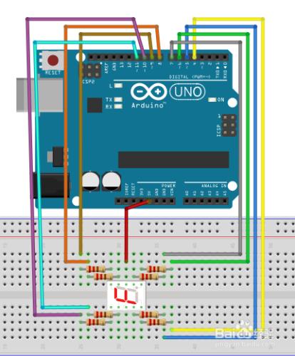 Arduino數碼管顯示實驗
