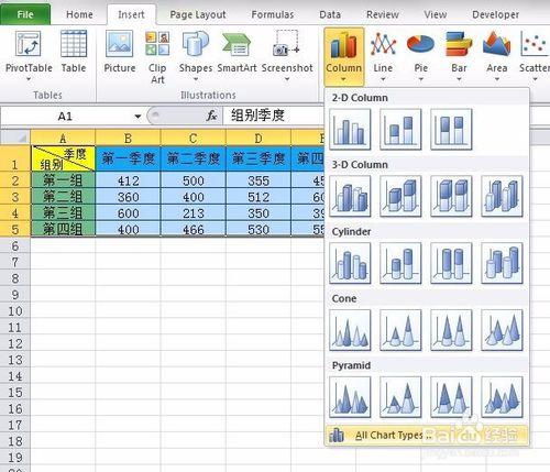 如何設定excel圖表的座標刻度和單位