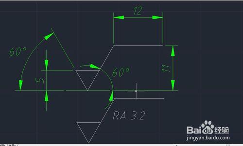 CAD表面粗糙度（RA）