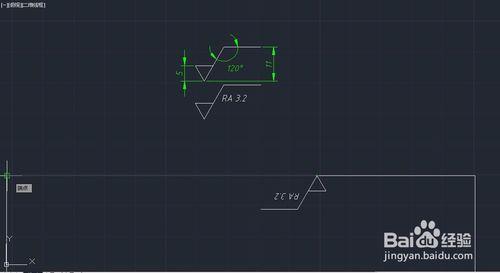 CAD表面粗糙度（RA）