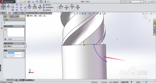 solidworks巧用掃描命令畫銑刀