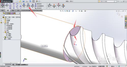 solidworks巧用掃描命令畫銑刀