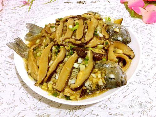 太陽魚的做法——花菇太陽魚