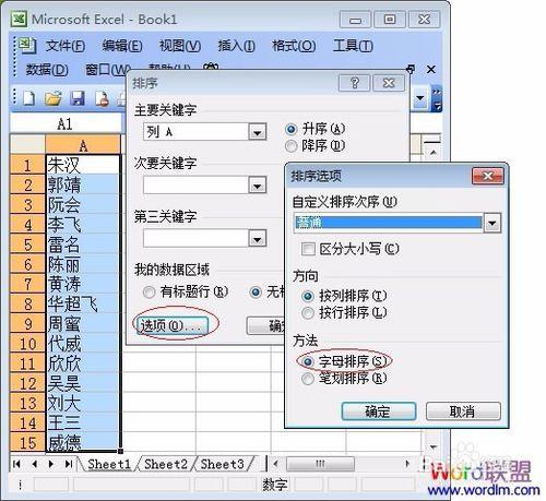 EXCEL如何運用排序功能處理資料