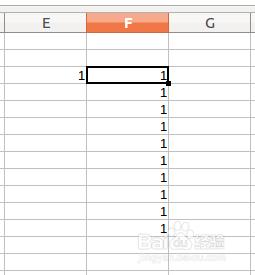 使用LIbreoffice Cal的填充功能複製單元格