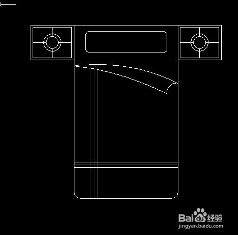 cad怎樣繪製床及床頭櫃