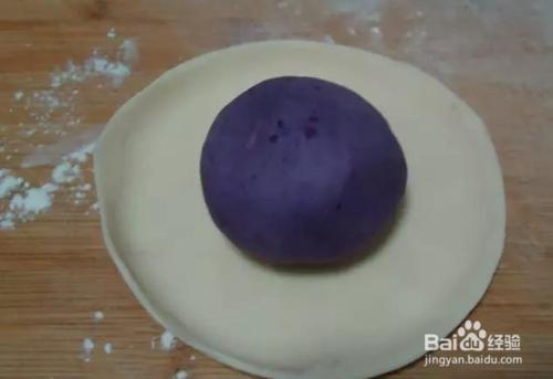 奶香紫薯開花小饅頭的做法