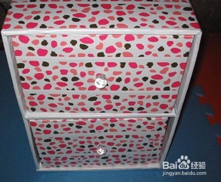 廢紙盒DIY收納盒 簡易抽屜式絲琪蘭收納櫃做法