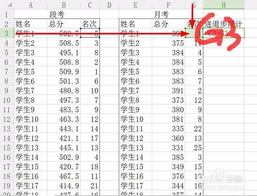 如何在excel表格中把兩組資料相減？