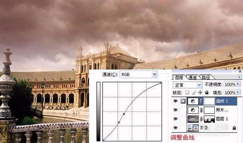 ps教程：製作暴風雨來臨時的效果