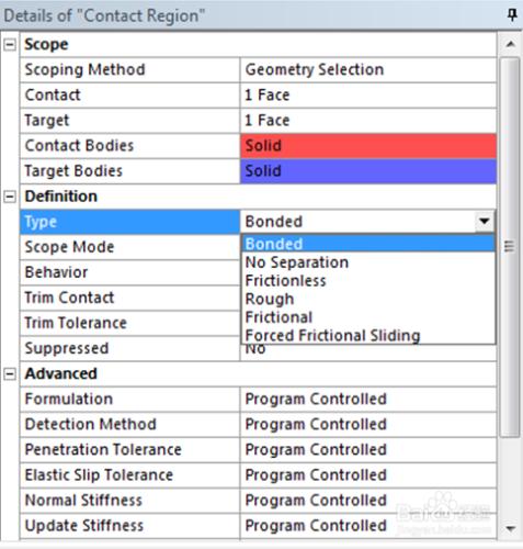 Ansys / Workbench 接觸操作及處理