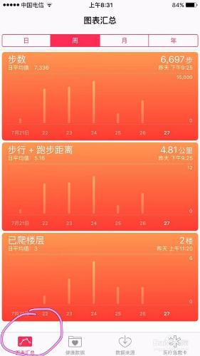 蘋果手機如何使用自帶的健康軟體