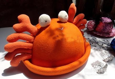 如何在家制作聰明童話螃蟹帽