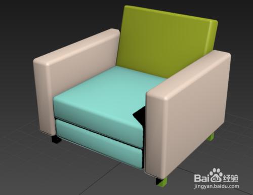 3ds max製作製作sofa