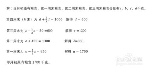 如何解答倒退的小學數學題？