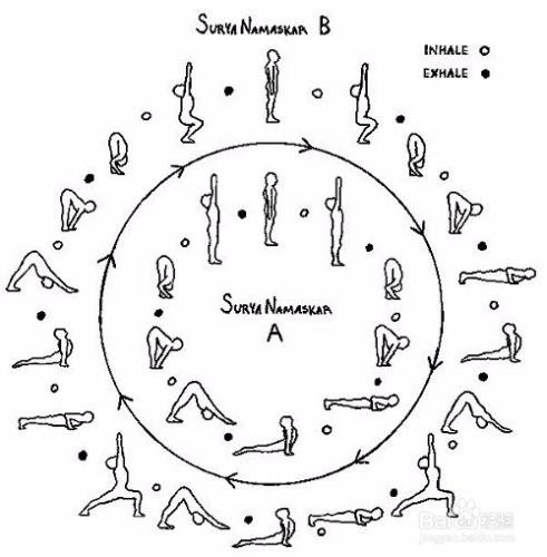 瑜伽拜日式A和B怎麼做？