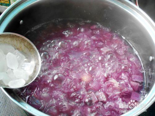 紫薯銀耳冰糖湯