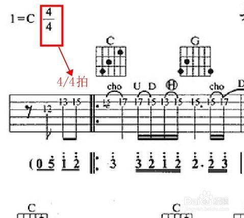 教你怎麼去認識吉他譜