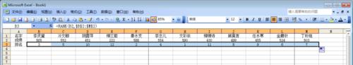 Excel資料如何快捷排名次，可以用rank函式實現