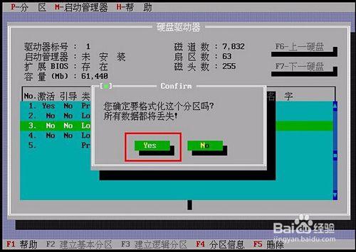 硬碟分割槽工具SFDISK教程