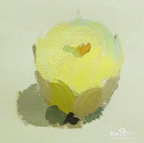 色彩靜物單體訓練——黃蘋果