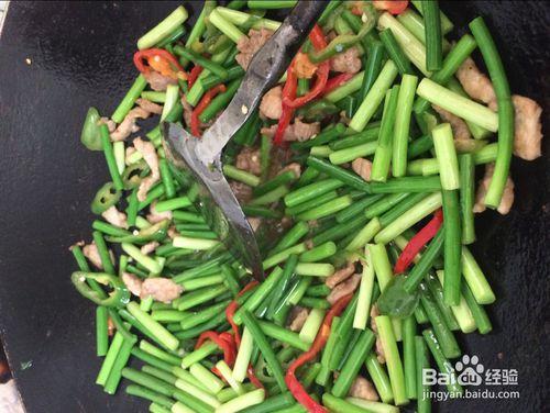 蒜薹炒肉怎麼炒？