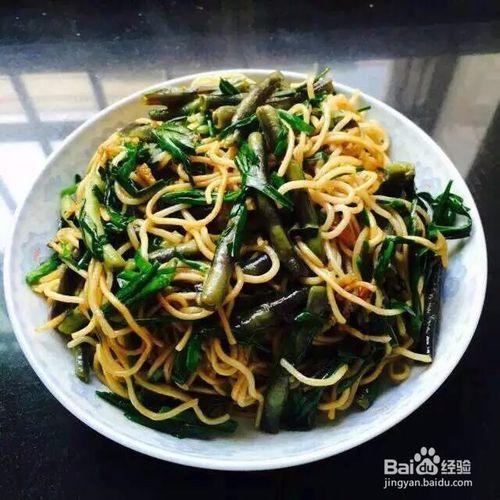 豇豆韭菜炒麵怎麼做？