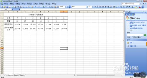 怎樣使用Excel編輯柏拉圖