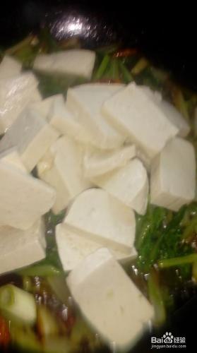 豆腐燉小白菜