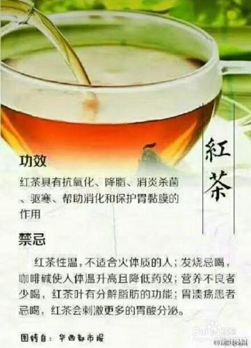 九大茶葉的功效與禁忌