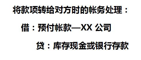 資產負債表科目淺析—預付帳款