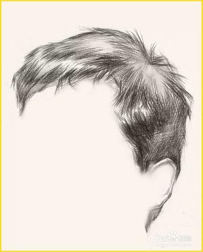 畫素描時候頭髮問題該怎麼解決呢？