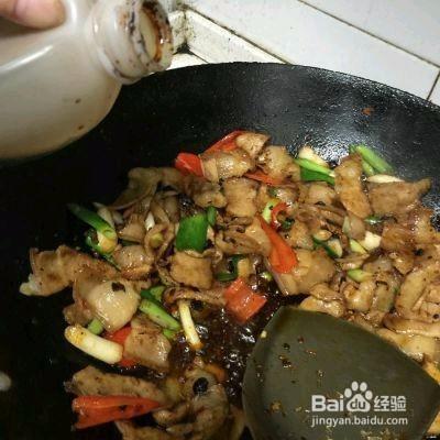 回鍋肉的操作方法