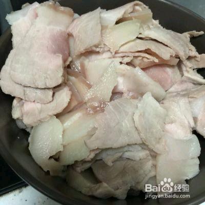 回鍋肉的操作方法