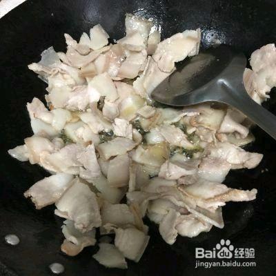 回鍋肉的操作方法