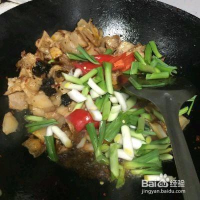 回鍋肉的操作方法