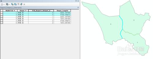 ArcGIS中相鄰多邊形公共邊提取及長度計算