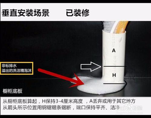 洗碗機上排水滾筒洗衣機廢水排水的全封閉處理