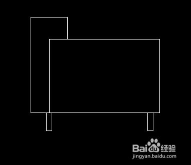 CAD怎樣畫沙發側立面圖