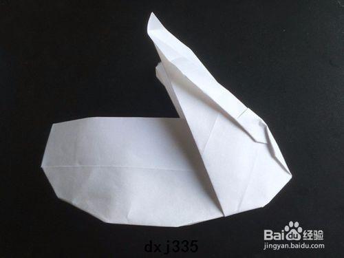 簡單小白兔燈籠摺紙製作圖解教程