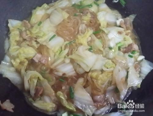 東北菜大白菜燉粉條的做法